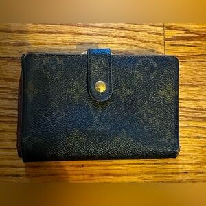 Louis Vuitton Black and Brown Wallet